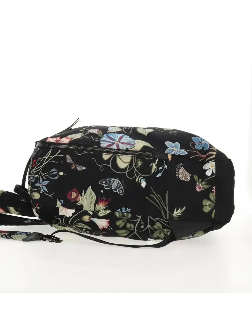 Gucci Flora Backpack Canvas Black #344239G66B